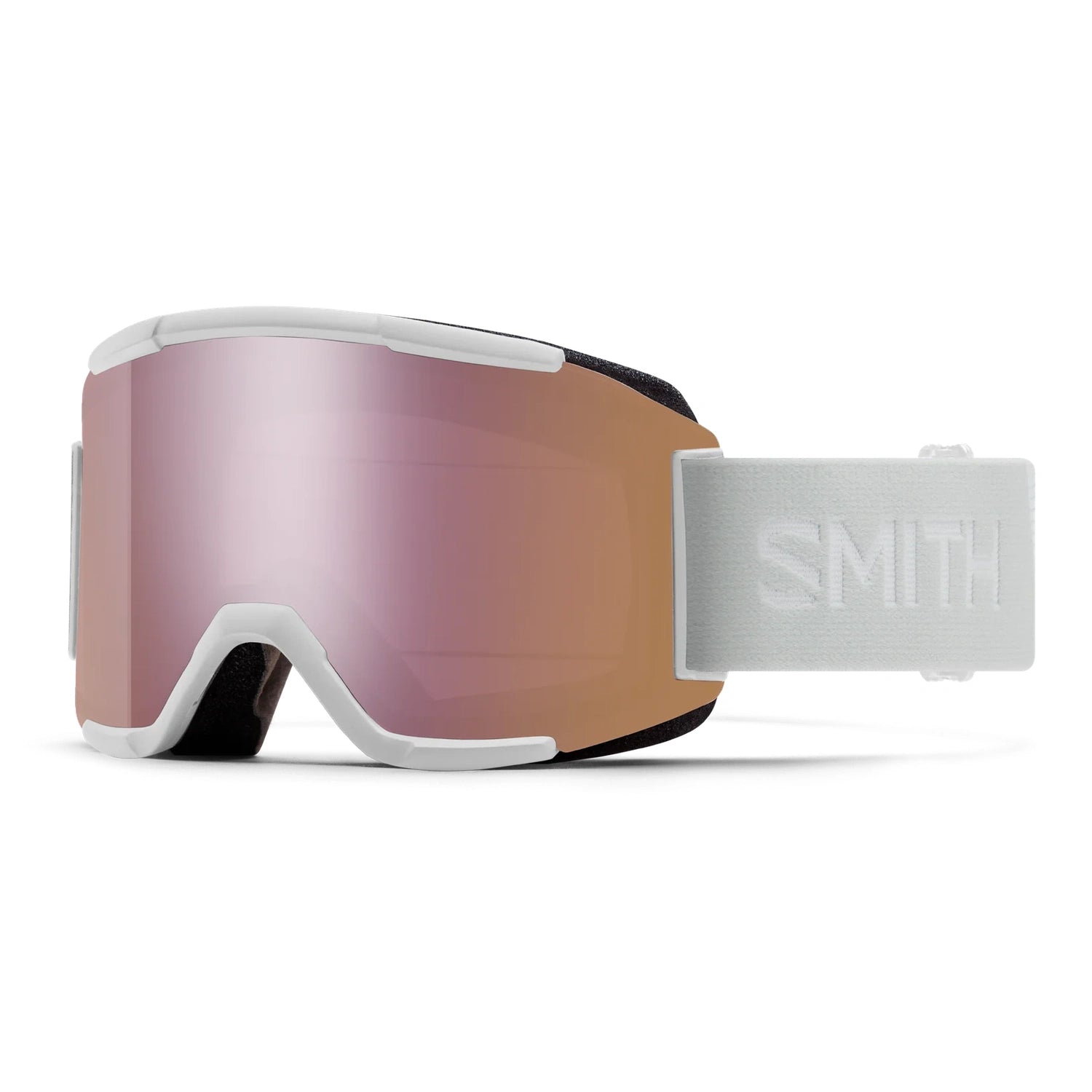 Smith Optics 07. EYEWEAR - GOGGLES - GOGGLES Squad Goggles WHITE VAPOR CHROMAPOP EVERYDAY ROSE GOLD MIRROR
