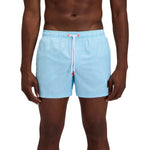 Sundek 01. MENS APPAREL - MENS SHORTS - MENS SHORTS SWIM Men's Short-Length Swimwear with Elasticated Waist Repreve® (14") LUNAR