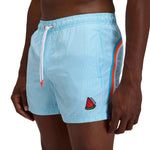 Sundek 01. MENS APPAREL - MENS SHORTS - MENS SHORTS SWIM Men's Short-Length Swimwear with Elasticated Waist Repreve® (14") LUNAR