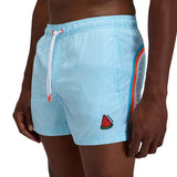 Sundek 01. MENS APPAREL - MENS SHORTS - MENS SHORTS SWIM Men's Short-Length Swimwear with Elasticated Waist Repreve® (14") LUNAR