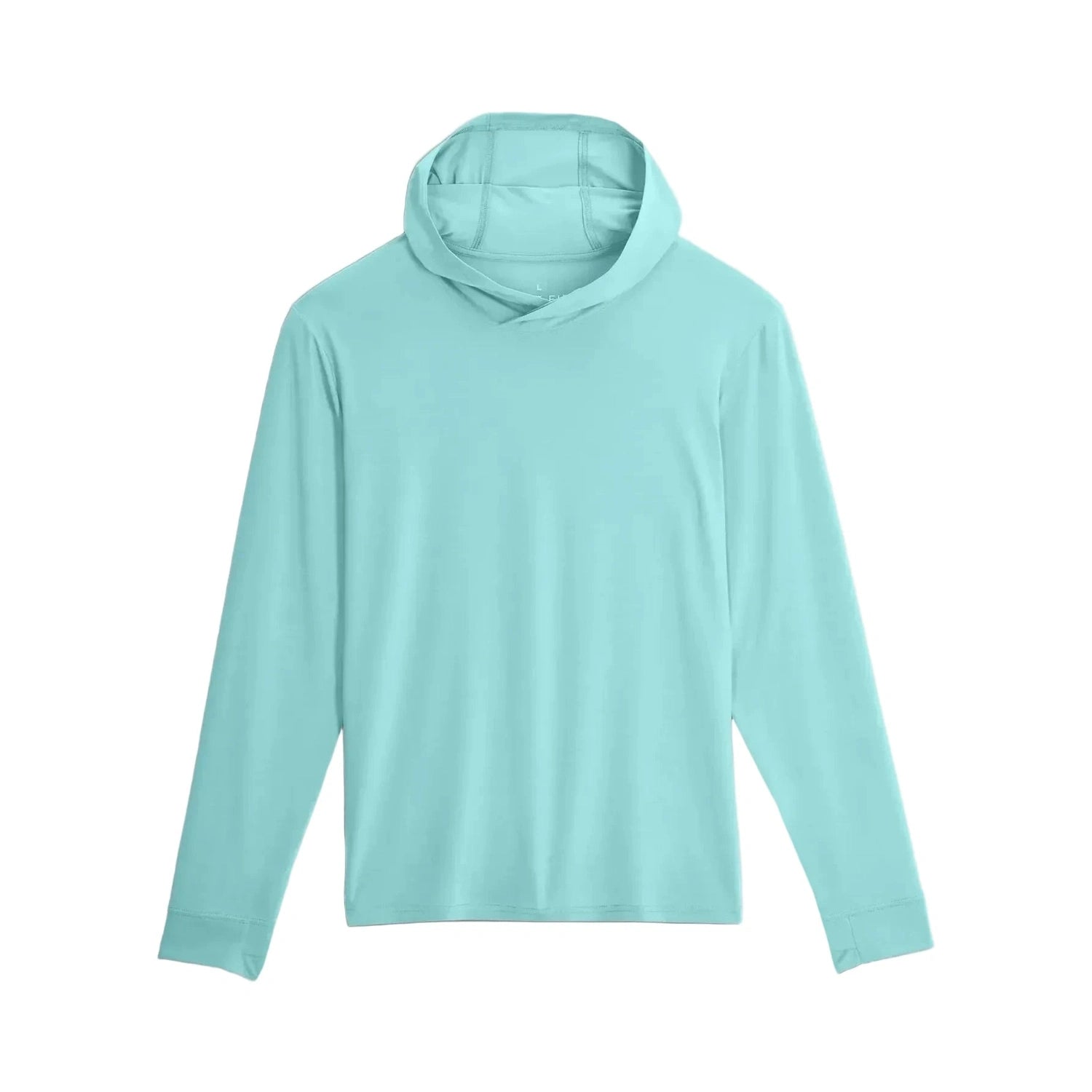 Free Fly Apparel 01. MENS APPAREL - MENS LS SHIRTS - MENS LS HOODY Men's Elevate Lightweight Hoodie BAHAMA BLUE