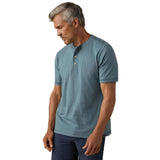 Men's Short-Sleeve Sunwashed Henley