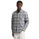 Men’s Mineral Tartan Authentic Shirt Barbour - ICE GRANITE