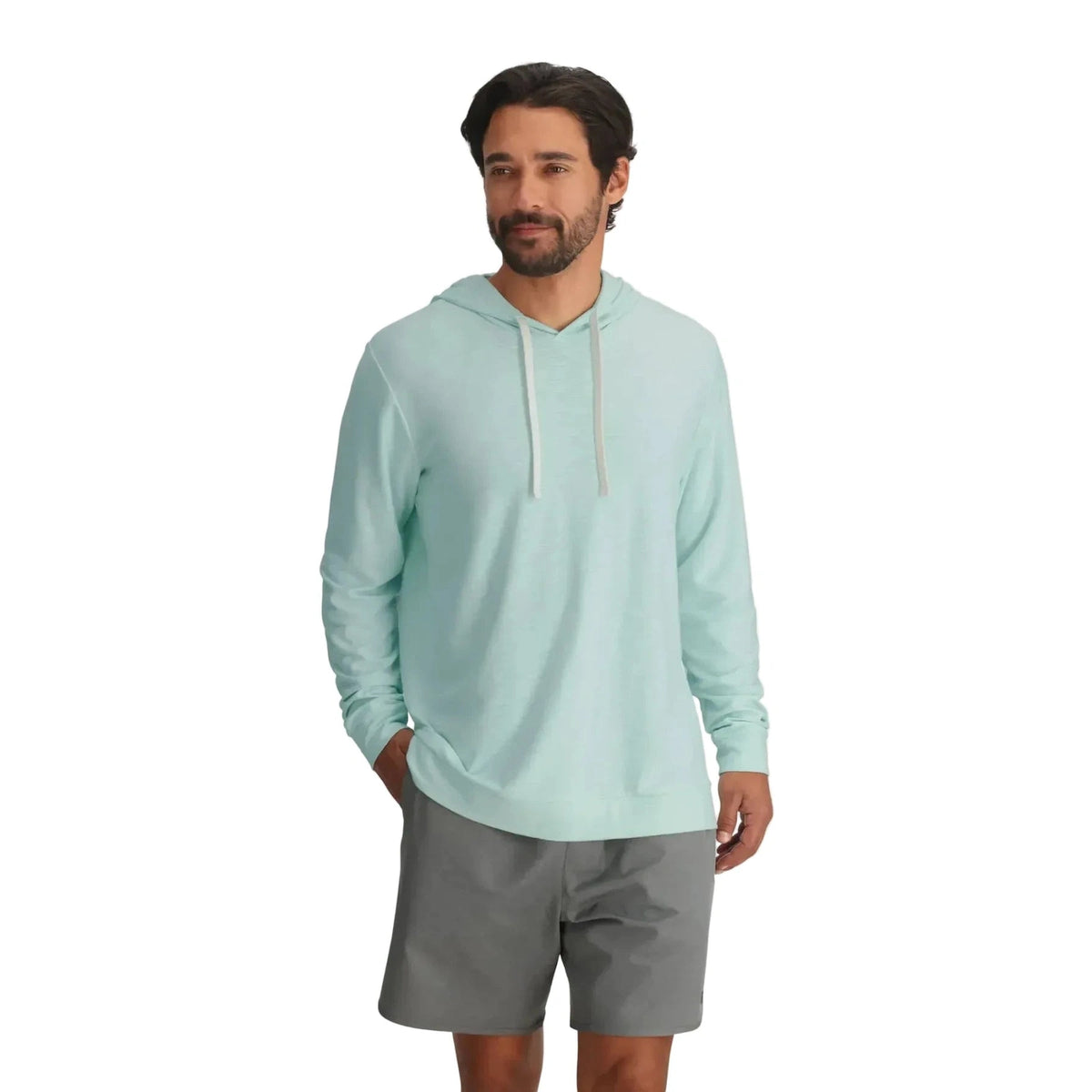 Men’s Bamboo Slub Hoodie II Free Fly Apparel - TROPIC SEA