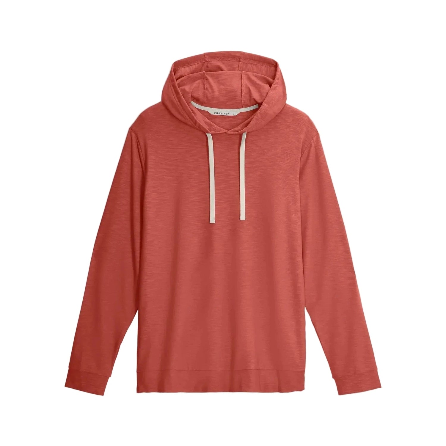 Free Fly Apparel 01. MENS APPAREL - MENS LS SHIRTS - MENS LS HOODY Men's Bamboo Slub Hoodie II RED CLAY