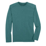 Free Fly Apparel 01. MENS APPAREL - MENS LS SHIRTS - MENS LS ACTIVE Men's Bamboo Shade Long Sleeve HEATHER SEA PINE