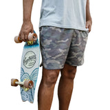 Free Fly Apparel 01. MENS APPAREL - MENS SHORTS - MENS SHORTS ACTIVE Men's Reverb Short 5.5" WOODLAND CAMO PRINT