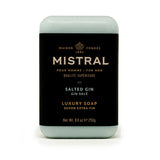 MISTRAL 10. GIFTS|ACCESSORIES - GIFT - BEAUTY|GROOMING Luxury Bar Soap SALTED GIN