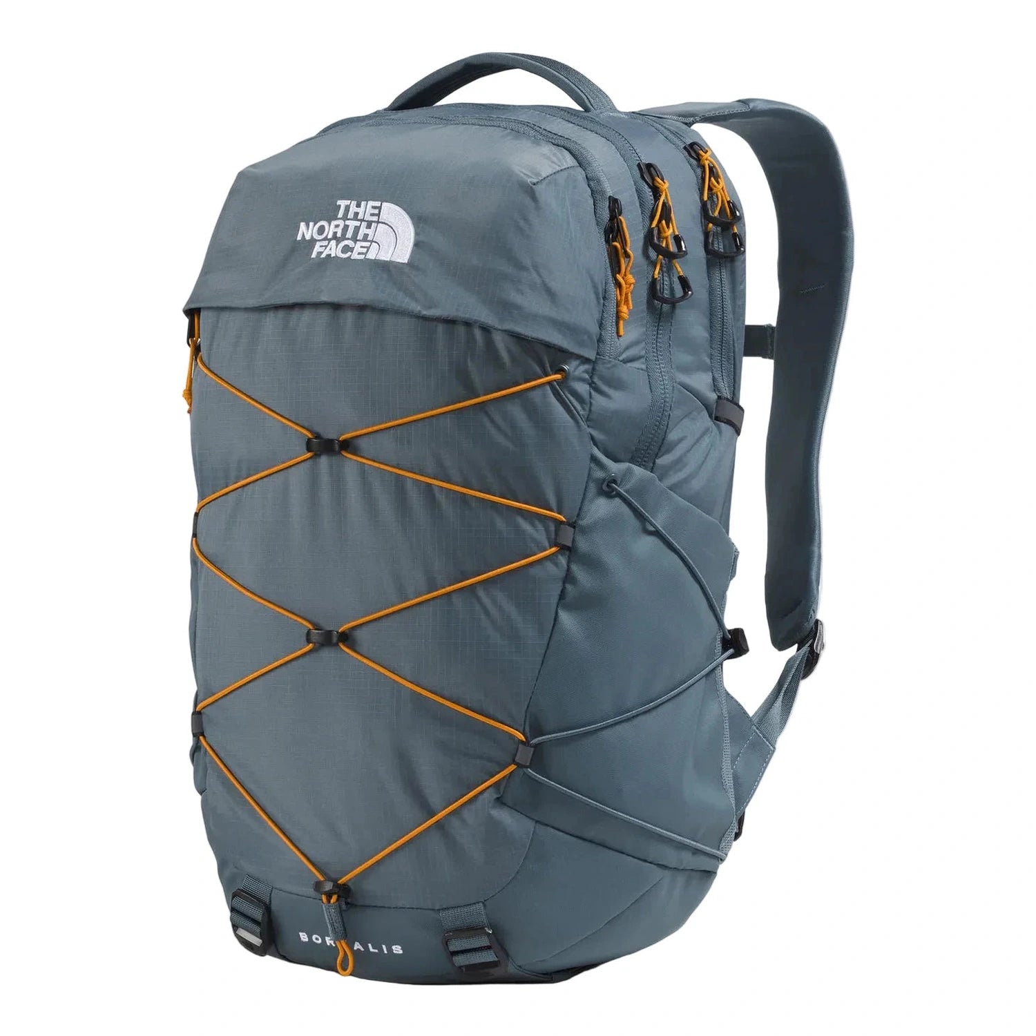 The North Face Borealis Backpack: Granite Grey/Dust Orange The North Face Borealis Backpack: Granite Grey/Dust Orange
