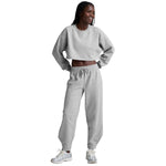 Beyond Yoga 02. WOMENS APPAREL - WOMENS PANTS - WOMENS PANTS LOUNGE Women's Luxefleece Barrel Sweatpant LIGHT HEATHER GRAY