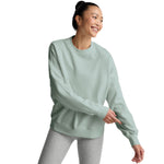 Beyond Yoga 02. WOMENS APPAREL - WOMENS HOODIES|SWEATERS - WOMENS PO SWEATERS Women's Luxefleece Oversized Sweatshirt PALE BLUE