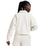 Beyond Yoga 02. WOMENS APPAREL - WOMENS HOODIES|SWEATERS - WOMENS PO SWEATERS Women's Luxefleece Collared Sweatshirt FRESH SNOW