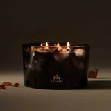 Thymes 10. GIFTS|ACCESSORIES - GIFT - CANDLES Noir Woods 3-Wick Poured Candle