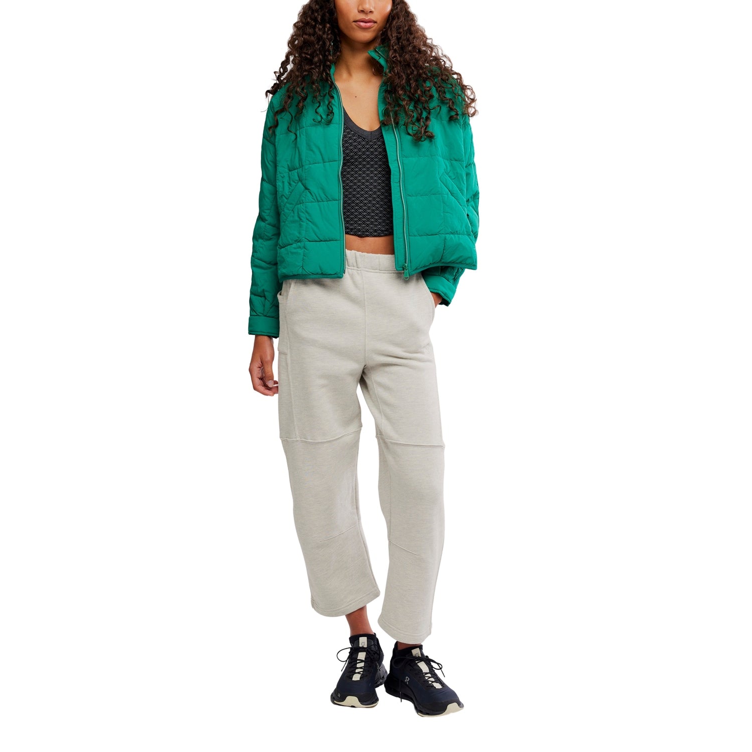 FP Movement 02. WOMENS APPAREL - WOMENS JACKETS - WOMENS JACKETS INSULATED Women's Pippa Packable Puffer Jacket 3319 GREEN GLOW