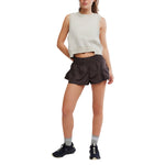 FP Movement 02. WOMENS APPAREL - WOMENS SHORTS - WOMENS SHORTS ACTIVE Women's Get Your Flirt On Short 2202 CHOCOLATE