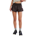 FP Movement 02. WOMENS APPAREL - WOMENS SHORTS - WOMENS SHORTS ACTIVE Women's Get Your Flirt On Short 2202 CHOCOLATE