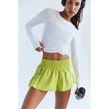 FP Movement 02. WOMENS APPAREL - WOMENS SHORTS - WOMENS SHORTS ACTIVE Women's Get Your Flirt On Short 3358 HONEYDEW