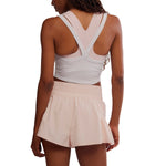 FP Movement 02. WOMENS APPAREL - WOMENS SHORTS - WOMENS SHORTS ACTIVE Women's Get Your Flirt On Short 6203 BALLET SLIPPER