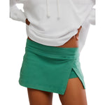 FP Movement 02. WOMENS APPAREL - WOMENS DRESS|SKIRT - WOMENS SKIRT ACTIVE Women's Hot Shot Mini Skort 3300 GREEN GLOW
