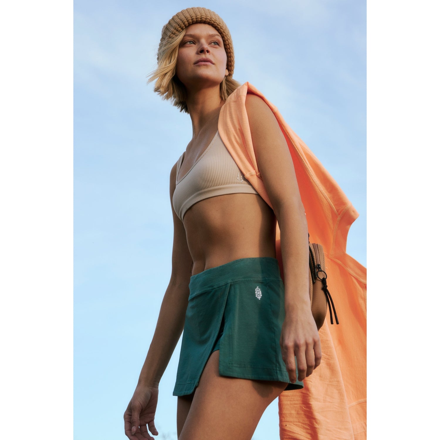 FP Movement 02. WOMENS APPAREL - WOMENS DRESS|SKIRT - WOMENS SKIRT ACTIVE Women's Hot Shot Mini Skort 4166 HIGH DIVE