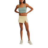 FP Movement 02. WOMENS APPAREL - WOMENS DRESS|SKIRT - WOMENS SKIRT ACTIVE Women's Hot Shot Mini Skort 7952 SUNLIT YELLOW