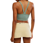 FP Movement 02. WOMENS APPAREL - WOMENS DRESS|SKIRT - WOMENS SKIRT ACTIVE Women's Hot Shot Mini Skort 7952 SUNLIT YELLOW