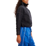 FP Movement 02. WOMENS APPAREL - WOMENS HOODIES|SWEATERS - WOMENS PO Q ZIP Women's Mountain High 1/2 Zip 0840 BLACK|BLACK COMBO