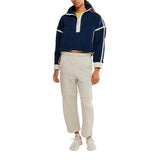 FP Movement 02. WOMENS APPAREL - WOMENS HOODIES|SWEATERS - WOMENS PO Q ZIP Women's Mountain High 1/2 Zip 4405 NAVY COMBO