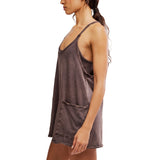 FP Movement 02. WOMENS APPAREL - WOMENS DRESS|SKIRT - WOMENS DRESS ACTIVE Women's Hot Shot Mini 2202 CHOCOLATE