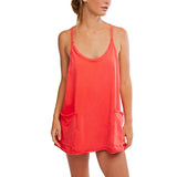 FP Movement 02. WOMENS APPAREL - WOMENS DRESS|SKIRT - WOMENS DRESS ACTIVE Women's Hot Shot Mini 6694 GRAPEFRUIT