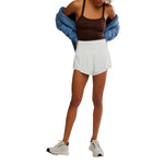 FP Movement 02. WOMENS APPAREL - WOMENS SS SHIRTS - WOMENS TANK CASUAL Women's All Clear Cami Solid 2202 CHOCOLATE