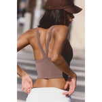 FP Movement 02. WOMENS APPAREL - WOMENS SS SHIRTS - WOMENS TANK CASUAL Women's All Clear Cami Solid 2250 SANDSTORM