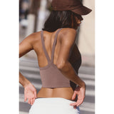 FP Movement 02. WOMENS APPAREL - WOMENS SS SHIRTS - WOMENS TANK CASUAL Women's All Clear Cami Solid 2250 SANDSTORM