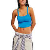 FP Movement 02. WOMENS APPAREL - WOMENS SS SHIRTS - WOMENS TANK CASUAL Women's All Clear Cami Solid 4228 LIGHT COBALT