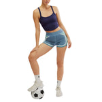 FP Movement 02. WOMENS APPAREL - WOMENS SS SHIRTS - WOMENS TANK CASUAL Women's All Clear Cami Solid 4405 MIDNIGHT NAVY