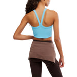 FP Movement 02. WOMENS APPAREL - WOMENS SS SHIRTS - WOMENS TANK CASUAL Women's All Clear Cami Solid 4415 BRIGHT BLUE