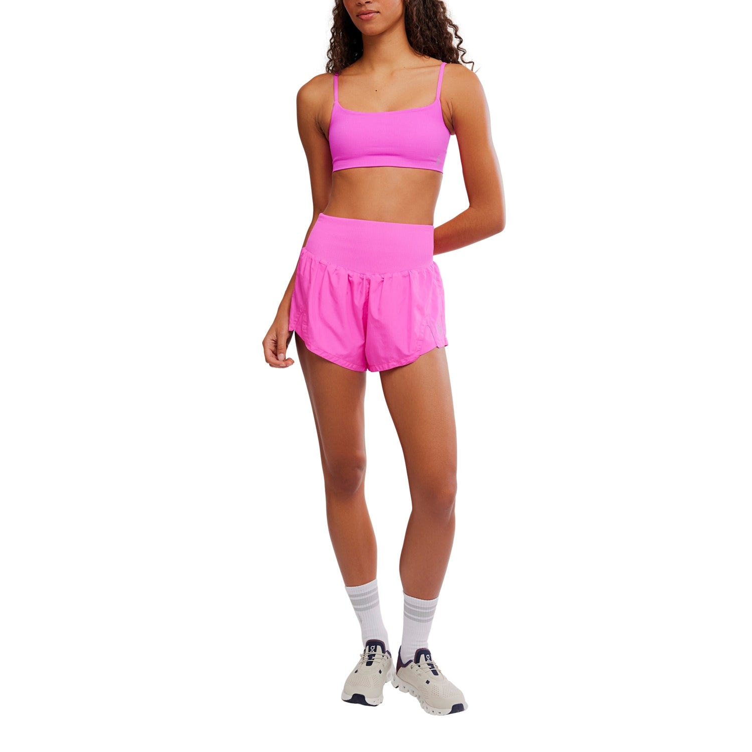 FP Movement 02. WOMENS APPAREL - WOMENS SHORTS - WOMENS SHORTS ACTIVE Women's Carpe Diem Shorts 6603 FUCHSIA FLIRT