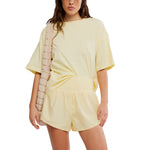 FP Movement 02. WOMENS APPAREL - WOMENS SHORTS - WOMENS SHORTS ACTIVE Women's Carpe Diem Shorts 7804 SUNLIT YELLOW