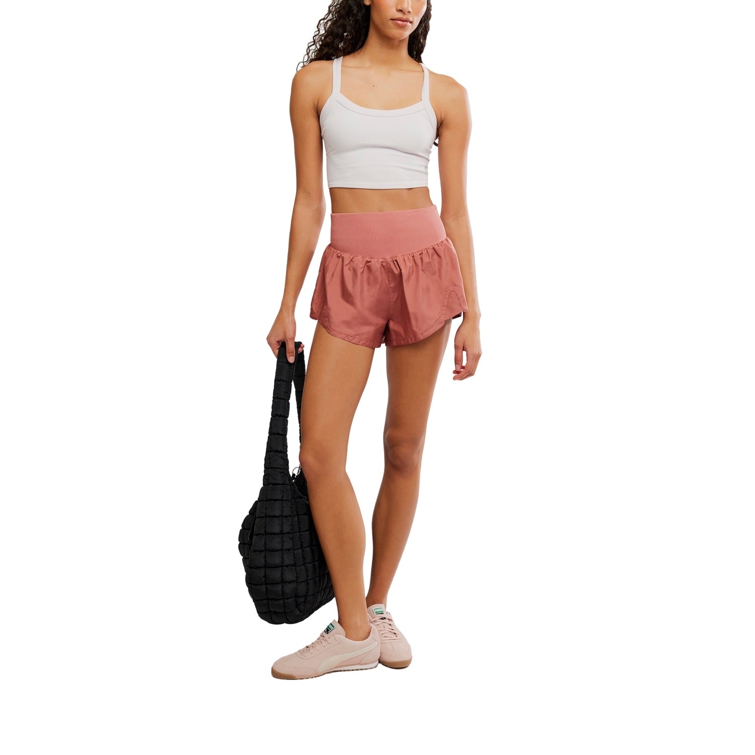 FP Movement 02. WOMENS APPAREL - WOMENS SHORTS - WOMENS SHORTS ACTIVE Women's Carpe Diem Shorts 4404 GLOW WAVE