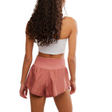 FP Movement 02. WOMENS APPAREL - WOMENS SHORTS - WOMENS SHORTS ACTIVE Women's Carpe Diem Shorts 4404 GLOW WAVE