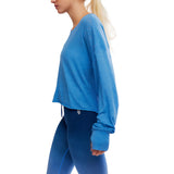 FP Movement 02. WOMENS APPAREL - WOMENS SS SHIRTS - WOMENS SS ACTIVE Women's My Time Layer 4410 LIGHT COBALT