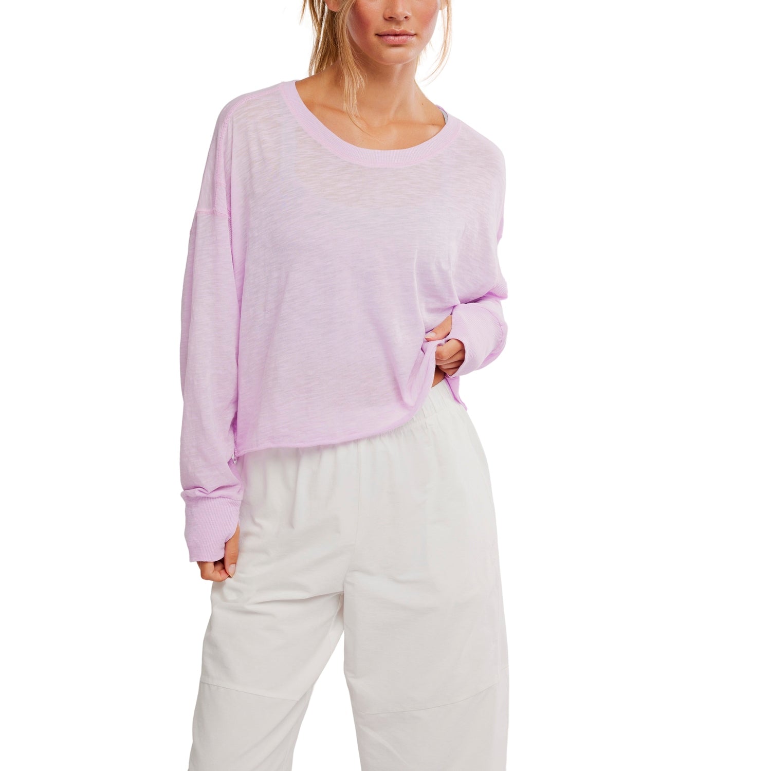 FP Movement 02. WOMENS APPAREL - WOMENS SS SHIRTS - WOMENS SS ACTIVE Women's My Time Layer 5534 ULTRA VIOLET