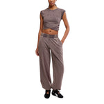 FP Movement 02. WOMENS APPAREL - WOMENS DRESS|SKIRT - WOMENS JUMPERS Women's Hot Shot Crossover Set 2227 CHOCOLATE