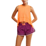 FP Movement 02. WOMENS APPAREL - WOMENS SS SHIRTS - WOMENS TANK ACTIVE Women's Tempo Tank 6694 NEON CORAL