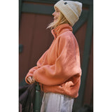 FP Movement 02. WOMENS APPAREL - WOMENS JACKETS - WOMENS JACKETS FLEECE Women's Hit The Slopes Fleece Jacket 8828 FROSTED PEACH