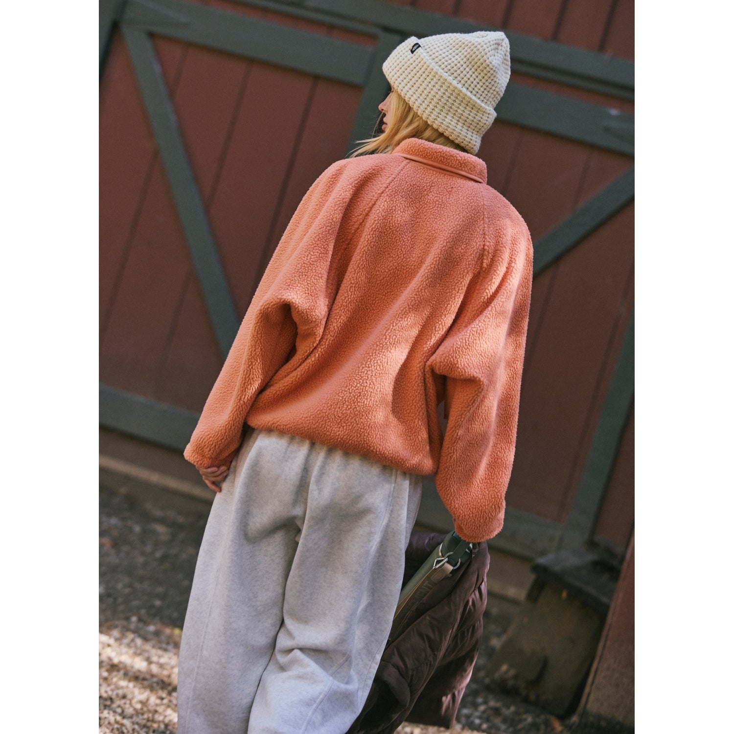 FP Movement 02. WOMENS APPAREL - WOMENS JACKETS - WOMENS JACKETS FLEECE Women's Hit The Slopes Fleece Jacket 8828 FROSTED PEACH