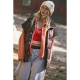 FP Movement 02. WOMENS APPAREL - WOMENS JACKETS - WOMENS JACKETS FLEECE Women's Hit The Slopes Fleece Jacket 8828 FROSTED PEACH