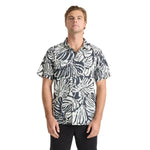 Roark 01. MENS APPAREL - MENS SS SHIRTS - MENS SS BUTTON UP Men's Bless Up Breathable Stretch Shirt BKM BLACK MONSTERA