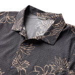 Roark 01. MENS APPAREL - MENS SS SHIRTS - MENS SS BUTTON UP Men's Bless Up Trail Button Up Shirt OXF ONYX FLORAL