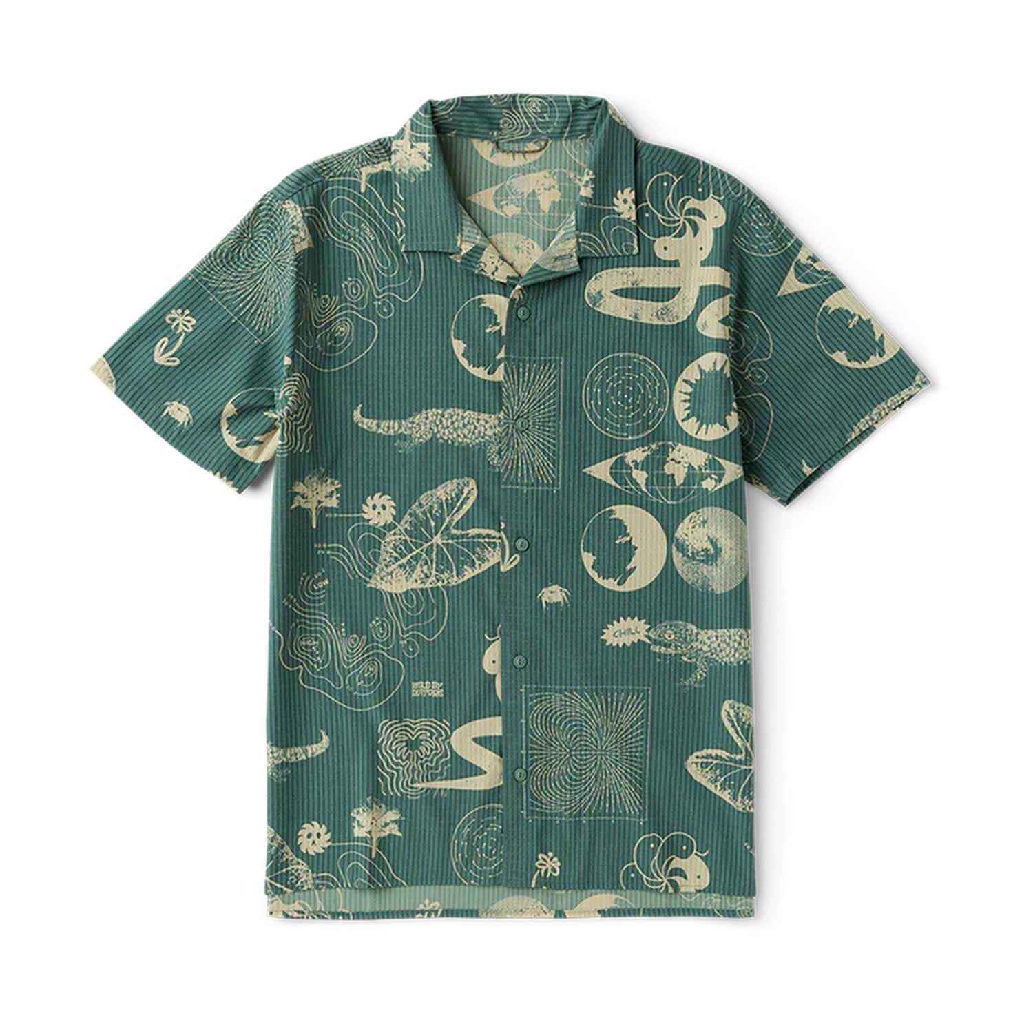 Roark 01. MENS APPAREL - MENS SS SHIRTS - MENS SS BUTTON UP Men's Bless Up Trail Button Up Shirt SLG SLATE GREEN WBN